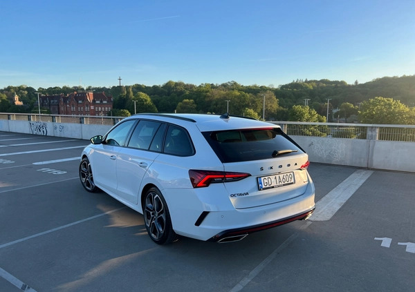 Skoda Octavia cena 149000 przebieg: 79550, rok produkcji 2021 z Gdańsk małe 277